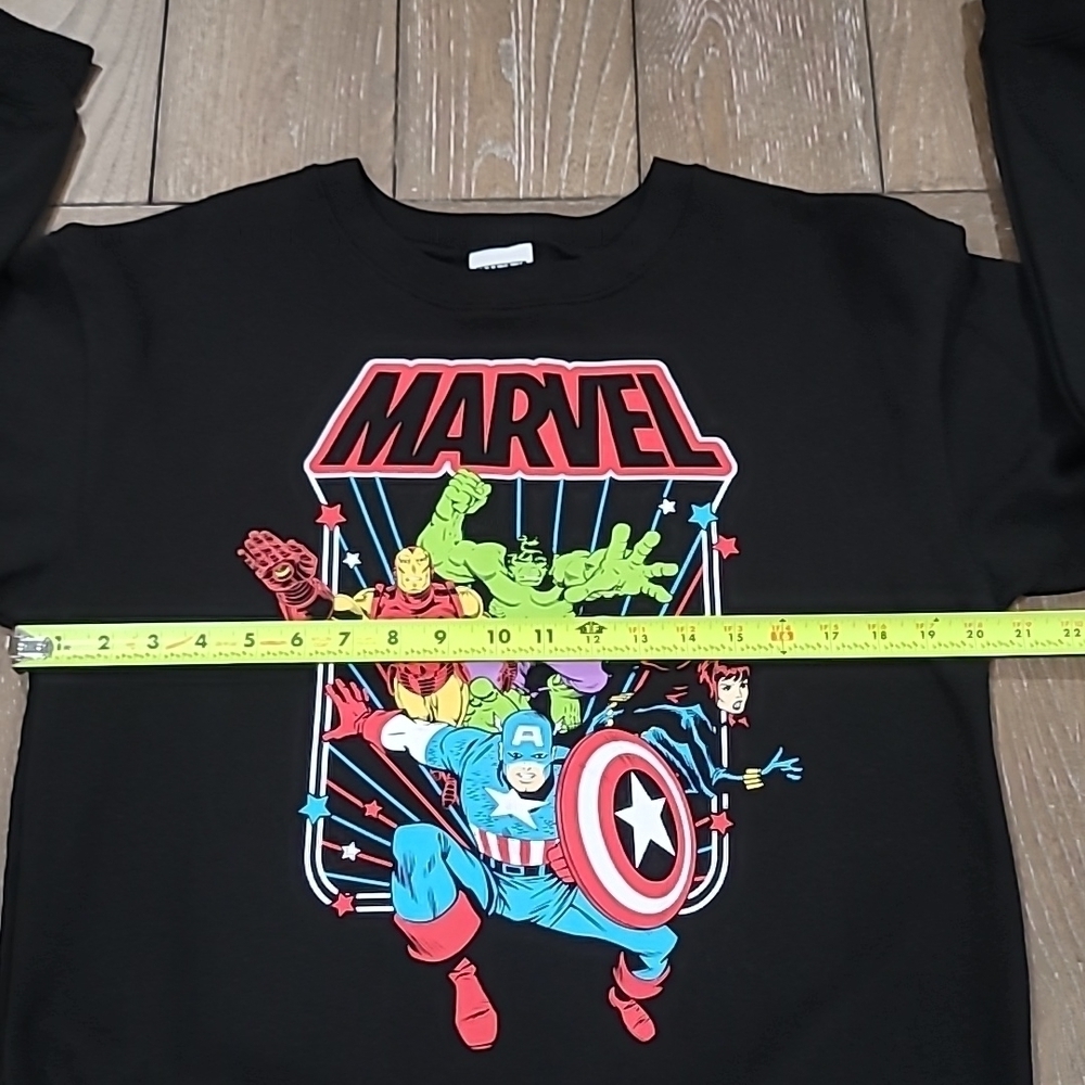 Marvel Superhero Hulk, Iron Man Sweatshirt Juniors Size M - Picture 9 of 10